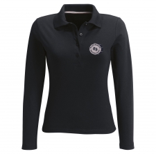 BLACK BANDITS - women-longsleeve-polo / stretch