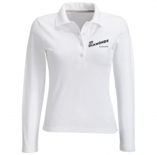 Preview: The Diamonds - women-longsleeve-polo / stretch