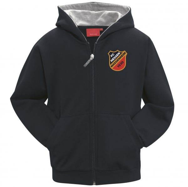 FC Hessen Massenheim - kids-kapuzen-jacke / contrast